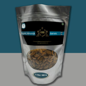 Golden Kashmir Premium Almond Kernels (Mamra ) | 500G(1.1Lbs)